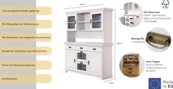 OTTO home Buffet »Rügen« FSC® zertifiziertes Massivholz, im Landhausstil