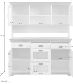 OTTO home Buffet »Rügen« FSC® zertifiziertes Massivholz, im Landhausstil