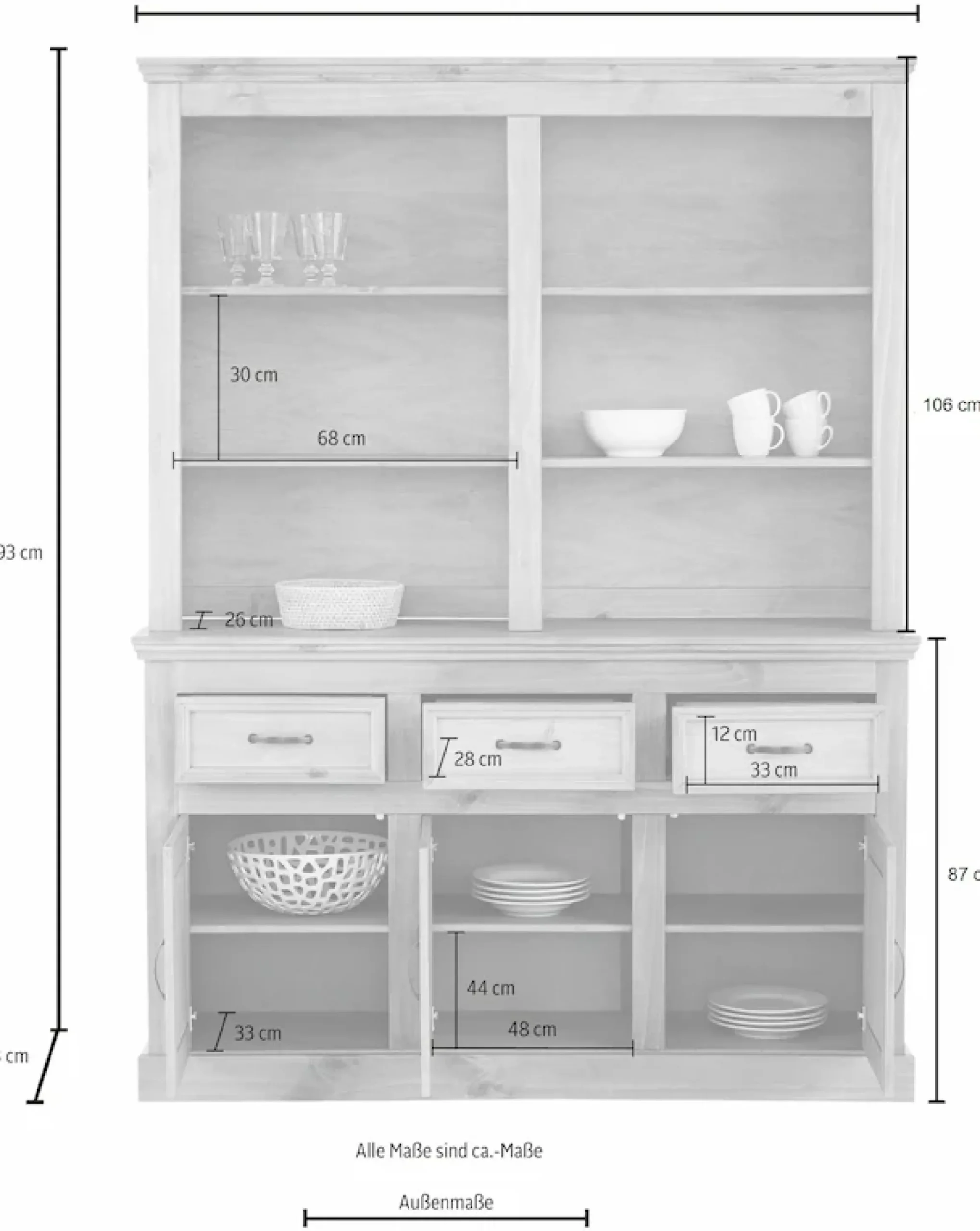 OTTO home Buffet »Selma« Breite 145 cm