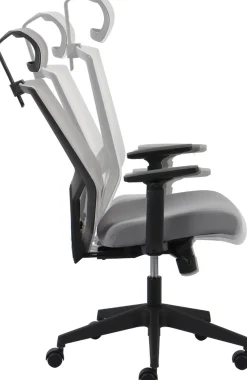 OTTO home Chefsessel »Netti, Schreibtischstuhl, hochwertige ergonomische Ausstattung« () Kopfstütze, Armlehnen & Rückenlehne verstellbar
