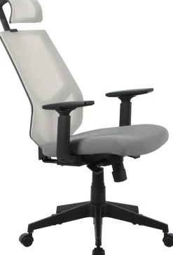 OTTO home Chefsessel »Netti, Schreibtischstuhl, hochwertige ergonomische Ausstattung« () Kopfstütze, Armlehnen & Rückenlehne verstellbar