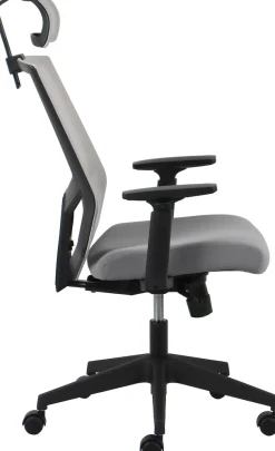 OTTO home Chefsessel »Netti, Schreibtischstuhl, hochwertige ergonomische Ausstattung« () Kopfstütze, Armlehnen & Rückenlehne verstellbar