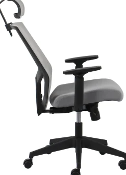 OTTO home Chefsessel »Netti, Schreibtischstuhl, hochwertige ergonomische Ausstattung« () Kopfstütze, Armlehnen & Rückenlehne verstellbar