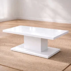 OTTO home Couchtisch »Atina Wohnzimmertisch, Sofatisch, Beistelltisch, Kaffeetisch« Rechteckiger Couchtisch, 100x60 cm, aus hochwertigem Holzwerkstoff