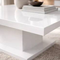 OTTO home Couchtisch »Atina Wohnzimmertisch, Sofatisch, Beistelltisch, Kaffeetisch« Rechteckiger Couchtisch, 100x60 cm, aus hochwertigem Holzwerkstoff