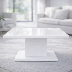 OTTO home Couchtisch »Atina Wohnzimmertisch, Sofatisch, Beistelltisch, Kaffeetisch« Rechteckiger Couchtisch, 100x60 cm, aus hochwertigem Holzwerkstoff