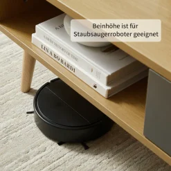 OTTO home Couchtisch »Avril« Kommode, FSC-zertifizierter Holzwerkstoff, lackiert,Eichen-Melamin, FSC-zertifiziertes Eschenholz, Breite 110 cm