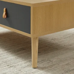 OTTO home Couchtisch »Avril« Kommode, FSC-zertifizierter Holzwerkstoff, lackiert,Eichen-Melamin, FSC-zertifiziertes Eschenholz, Breite 110 cm