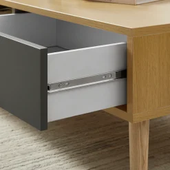 OTTO home Couchtisch »Avril« Kommode, FSC-zertifizierter Holzwerkstoff, lackiert,Eichen-Melamin, FSC-zertifiziertes Eschenholz, Breite 110 cm