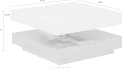OTTO home Couchtisch »BEN« mit drehbarer Platte