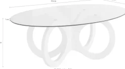OTTO home Couchtisch »Citro« in ovaler Form, elegant