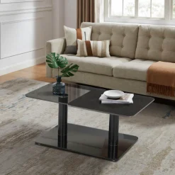 OTTO home Couchtisch »Craco« mit verschiebbarer Ablagefläche im puristischen Design