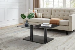 OTTO home Couchtisch »Craco« mit verschiebbarer Ablagefläche im puristischen Design