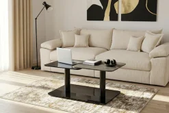 OTTO home Couchtisch »Craco« mit verschiebbarer Ablagefläche im puristischen Design