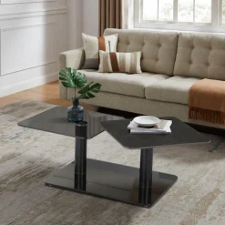 OTTO home Couchtisch »Craco« mit verschiebbarer Ablagefläche im puristischen Design