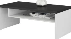 OTTO home Couchtisch »Cross, Breite 120 cm, moderner Sofatisch für Wohnzimmer« Tisch mit offenem Fachboden