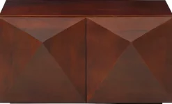 OTTO home Couchtisch »Diamond« aus massivem Mangoholz mit 3D-Optik auf den Außenseiten, Breite 90 cm