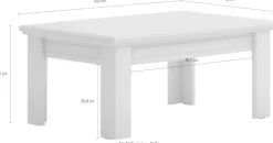 OTTO home Couchtisch »Evergreen« hochwertig UV-lackiert, Breite 102cm