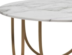 OTTO home Couchtisch »Gwyneth« aus pflegeleichtem MDF, Gestell aus Metall, Höhe 41 cm