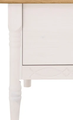 OTTO home Couchtisch »Indra« aus massiver Kiefer, FSC®, mit Stauraum, dezentes Ornament