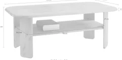 OTTO home Couchtisch »Jayden 1« massives Kiefernholz, Höhe 52 cm, Breite 139 cm