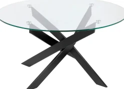 OTTO home Couchtisch »Luzie« unterschiedliches Beingestell (in chrome und schwarz), Breite 80 cm