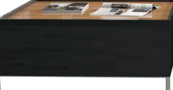 OTTO home Couchtisch »Onyx« (B/H/T): 89,4/36,6/89,4cm,hochwertig UV lackiert, mit Stauraum