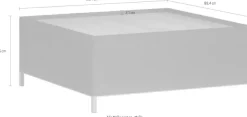 OTTO home Couchtisch »Onyx« (B/H/T): 89,4/36,6/89,4cm,hochwertig UV lackiert, mit Stauraum
