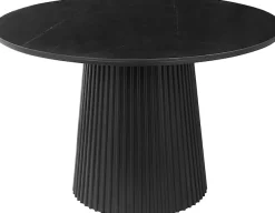 OTTO home Couchtisch »Roos« Keramikplatte in Marmor-Optik, geriffelter Fuß, Breite 80 cm