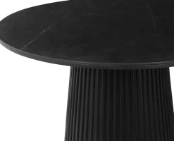 OTTO home Couchtisch »Roos« Keramikplatte in Marmor-Optik, geriffelter Fuß, Breite 80 cm