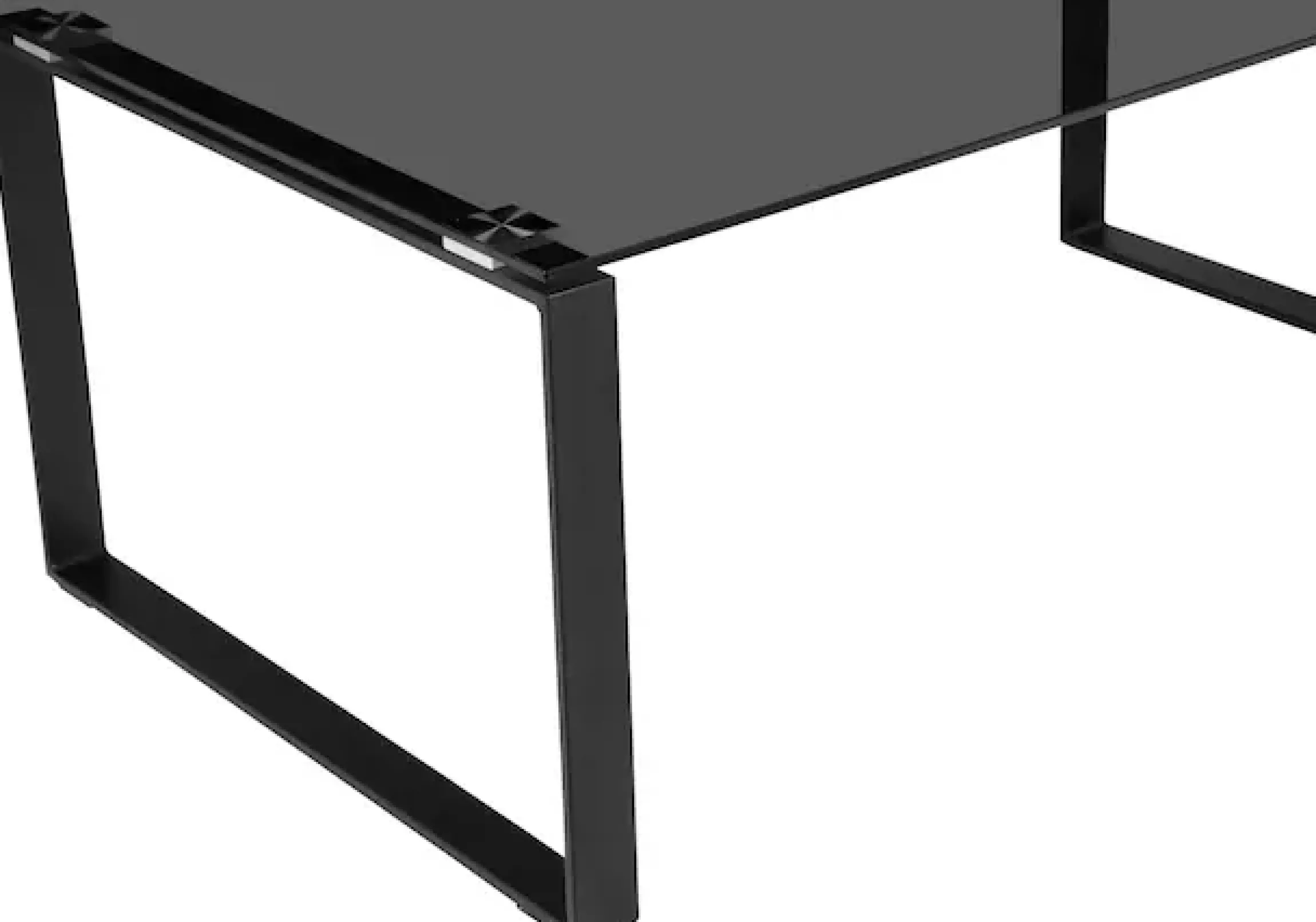 OTTO home Couchtisch »Simsbury« Tischplatte aus gehärtetem Glas 0,8 cm, Gestell aus Metall, Höhe 45 cm