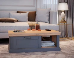 OTTO home Couchtisch »Tara« (H/B/T): 40/110/61cm,mit Soft-Close-Funktion, mit Rollen und Stauraum