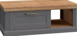 OTTO home Couchtisch »Tara« (H/B/T): 40/110/61cm,mit Soft-Close-Funktion, mit Rollen und Stauraum