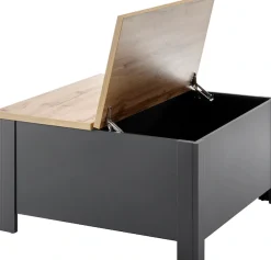 OTTO home Couchtisch »Westminster, Beistelltisch, Wohnzimmertisch, Sofatisch, Tisch« Metallgriffe, ausreichend Stauraum, in 2 Farben erhältlich