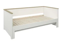 OTTO home Daybett »"REIGNY ", Kinderbett, Gästebett, zwei Schlafplätze« 2. Schlafplatz ausziehbar,Massivholz,Lammellen - Design, Landhausstil, Schublade optional