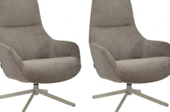 OTTO home Drehsessel »CLARINDA moderner Ohrensessel drehbar, TV-Sessel, Relaxsessel« 360-Grad drehbar, robustes Metallgestell,