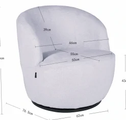 OTTO home Drehsessel »FRAZEE« Lese-Sessel, TV-Sessel, Loungesessel