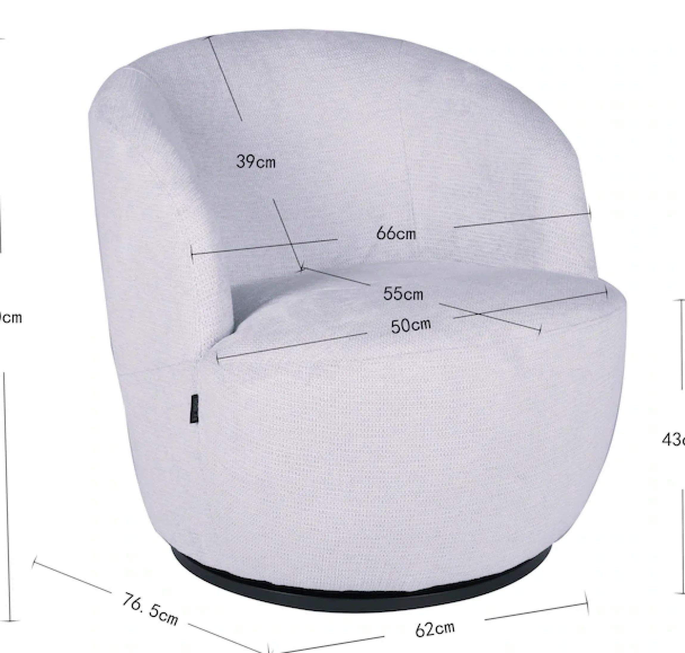 OTTO home Drehsessel »FRAZEE« Lese-Sessel, TV-Sessel, Loungesessel