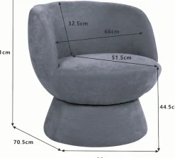 OTTO home Drehsessel »ZAZZA Lese-Sessel, TV-Sessel, Loungesessel« 360° drehbar, feiner Struktur-Bezug