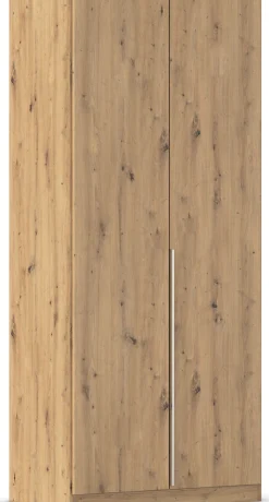 OTTO home Drehtürenschrank »AGORDO« in zwei Griff-Farben, Breiten 91-405 cm, Dekor- oder Hochglanzfront, in 8 Breiten & 2 Höhen, MADE IN GERMANY