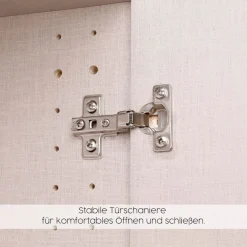 OTTO home Drehtürenschrank »Kleiderschrank Kleiderschränke Schrank Garderobe AGORDO mit Glasfront« in zwei Griff-Farben, Breiten 91-360 cm,mit Außenschubkästen, in 7 Breiten und 2 Höhen MADE IN GERMANY