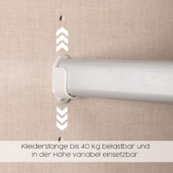 OTTO home Drehtürenschrank »Kleiderschrank Schrank Garderobe Wäscheschrank CHALLENGER« Breiten 181/226 cm, Höhen 197/210 cm,Metallgriffe in Graumetallic und geräumige Schubladen MADE IN GERMANY