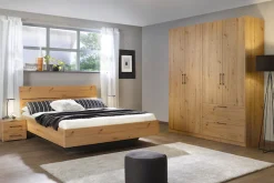 OTTO home Drehtürenschrank »Kleiderschrank Schrank Garderobe Wäscheschrank CHALLENGER« Breiten 181/226 cm, Höhen 197/210 cm,Metallgriffe in Graumetallic und geräumige Schubladen MADE IN GERMANY