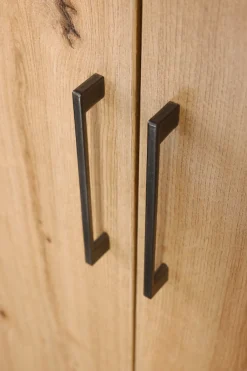 OTTO home Drehtürenschrank »Kleiderschrank Schrank Garderobe Wäscheschrank CHALLENGER« Breiten 181/226 cm, Höhen 197/210 cm,Metallgriffe in Graumetallic und geräumige Schubladen MADE IN GERMANY