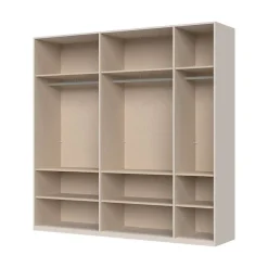 OTTO home Drehtürenschrank »Opera mit oder ohne Kranz inkl. LED-Bel. ,B 227,272,317 oder 362 cm« Schrank, UV lackiert, Soft Close Funktion, Höhenverstellbare Füße