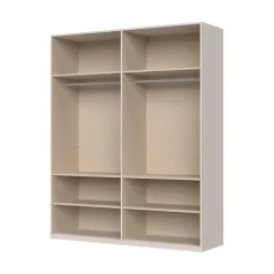 OTTO home Drehtürenschrank »Opera Parsol-Glastüren, LED-Glasbodenbeleuchtung, mit und ohne Kranz« Glastüren, UV-Lack, LED-Innenbeleuchtung, Soft-Close-Funktion