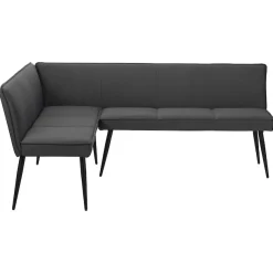 OTTO home Eckbankgruppe »Danny/Ianna/Derrek« Set, Eckbankgruppe mit Tisch, Eckbank, Stühle, 4 tlg. Sitzgruppe, Eckbank und Stühle bequem gepolstert, Tisch 120x80 cm