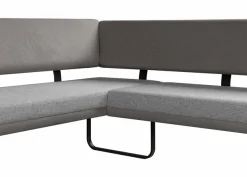 OTTO home Eckbankgruppe »Gabi Essecke, Sitzgruppe, Eckbankgruppe, Küchenbankgruppe« Set, 4tlg, 4 tlg. tlg. Gestell aus matt-schwarzem Flachmetall, stabil, 2-Stoff-Design