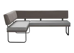 OTTO home Eckbankgruppe »Gabi Essecke, Sitzgruppe, Eckbankgruppe, Küchenbankgruppe« Set, 4tlg, 4 tlg. tlg. Gestell aus matt-schwarzem Flachmetall, stabil, 2-Stoff-Design