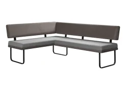 OTTO home Eckbankgruppe »Gabi Essecke, Sitzgruppe, Eckbankgruppe, Küchenbankgruppe« Set, 4tlg, 4 tlg. tlg. Gestell aus matt-schwarzem Flachmetall, stabil, 2-Stoff-Design
